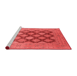 Industrial Red Washable Rugs