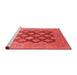 Industrial Red Washable Rugs