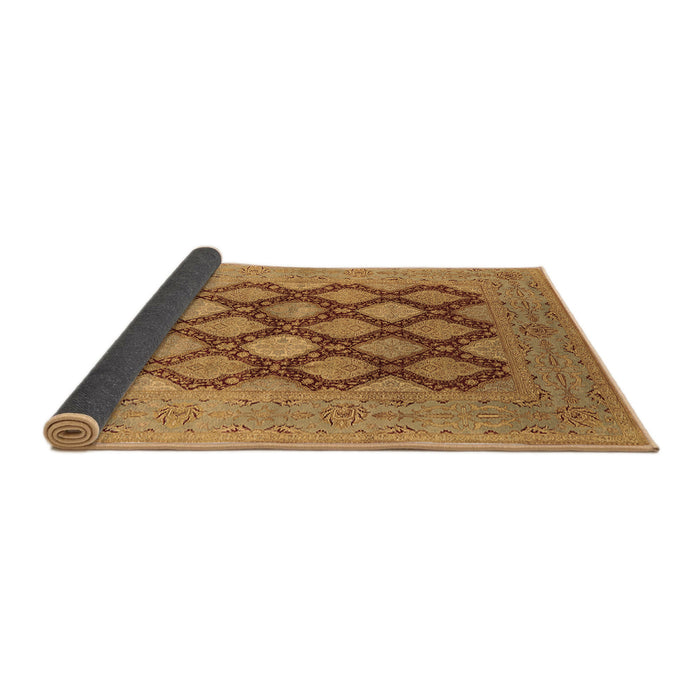 Sideview of Oriental Brown Industrial Rug, urb3177brn