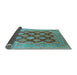 Sideview of Oriental Light Blue Industrial Rug, urb3177lblu