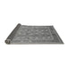 Sideview of Oriental Gray Industrial Rug, urb3178gry