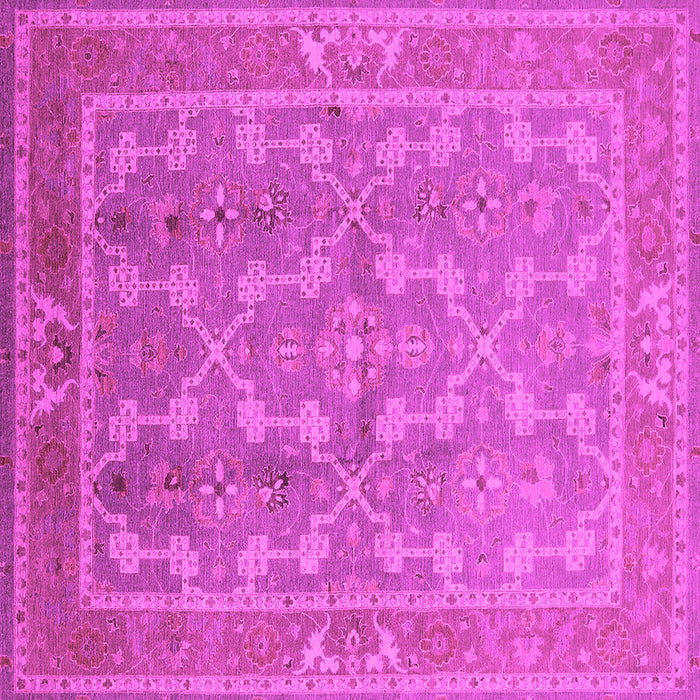 Square Oriental Pink Industrial Rug, urb3178pnk