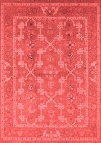 Oriental Red Industrial Rug, urb3178red