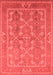 Oriental Red Industrial Area Rugs