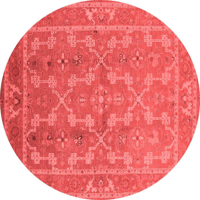 Machine Washable Oriental Red Industrial Rug, wshurb3178red
