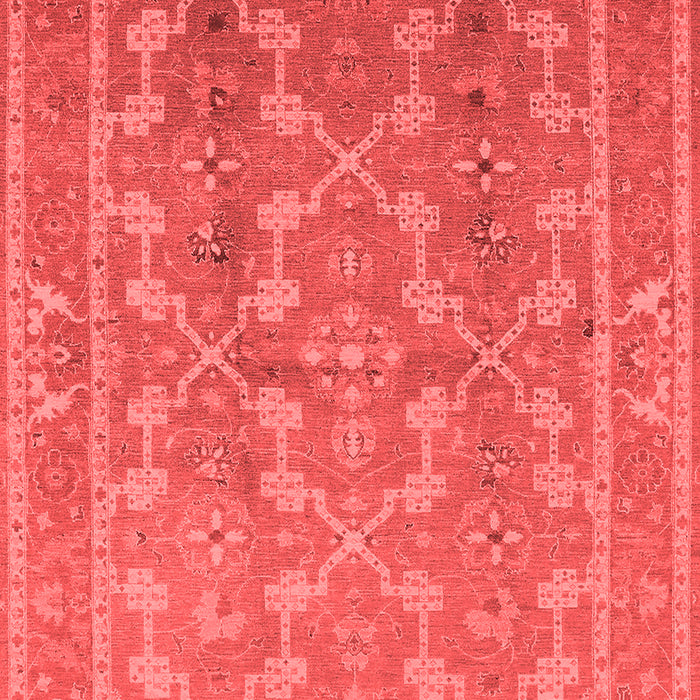Machine Washable Oriental Red Industrial Rug, wshurb3178red