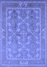 Oriental Blue Industrial Rug, urb3178blu