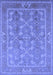 Oriental Blue Industrial Rug, urb3178blu