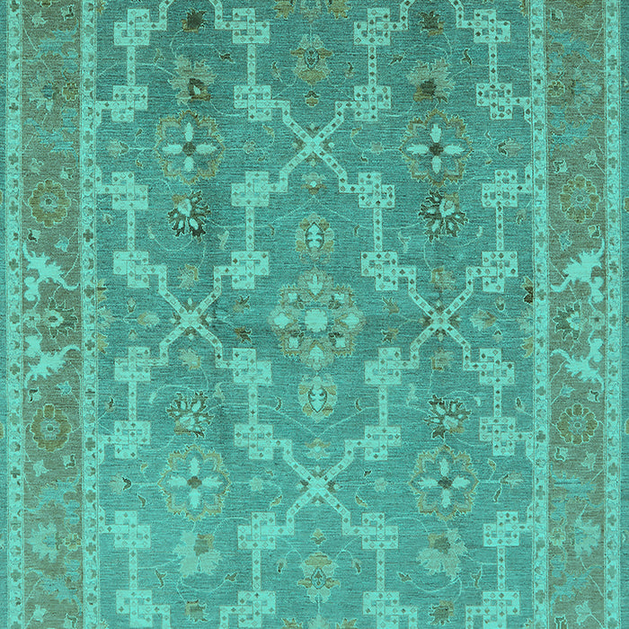 Oriental Turquoise Industrial Rug, urb3178turq