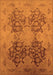 Oriental Orange Industrial Rug, urb3179org