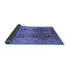 Sideview of Oriental Blue Industrial Rug, urb3179blu