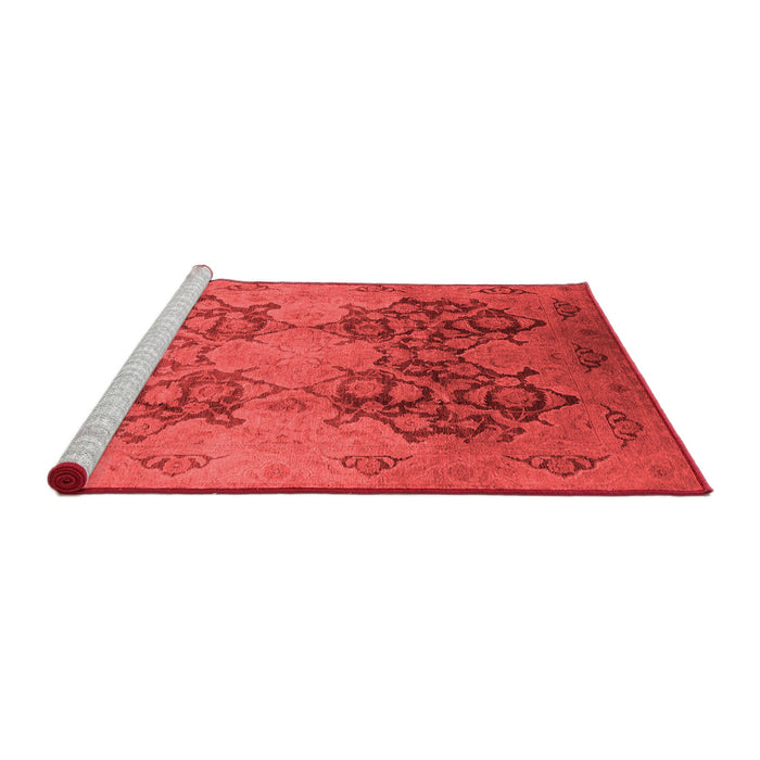 Industrial Red Washable Rugs
