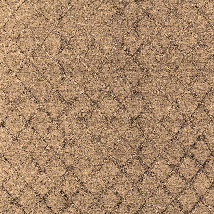 Machine Washable Oriental Brown Industrial Rug, wshurb3180brn