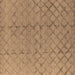 Square Oriental Brown Industrial Rug, urb3180brn