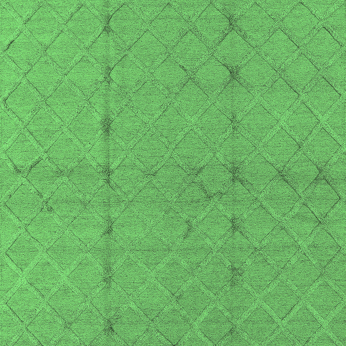 Machine Washable Oriental Green Industrial Area Rugs, wshurb3181grn