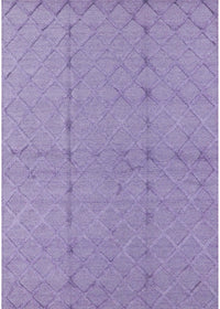 Machine Washable Industrial Modern Medium Purple Rug, wshurb3181