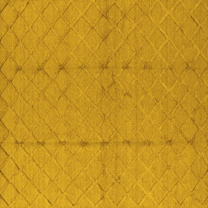 Square Machine Washable Oriental Yellow Industrial Rug, wshurb3181yw