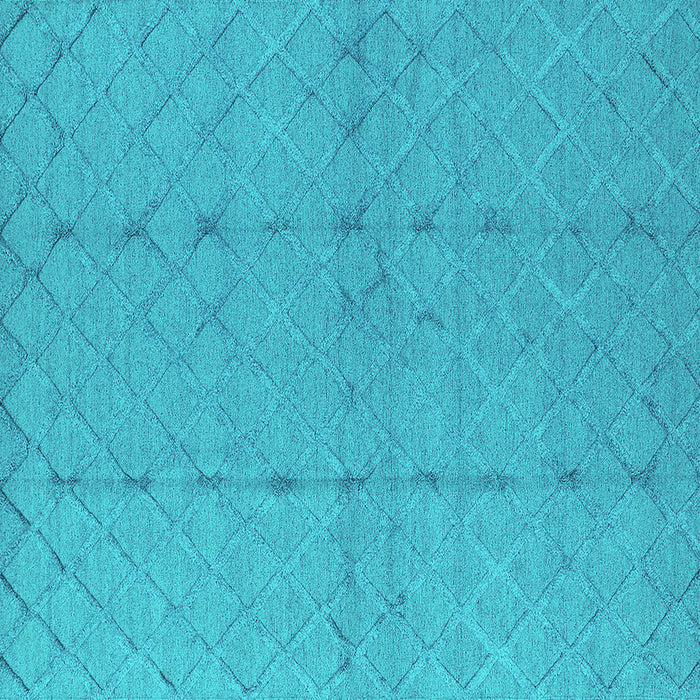 Square Oriental Turquoise Industrial Rug, urb3181turq