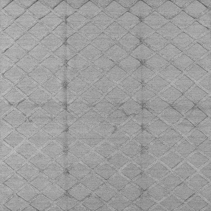 Square Oriental Gray Industrial Rug, urb3181gry