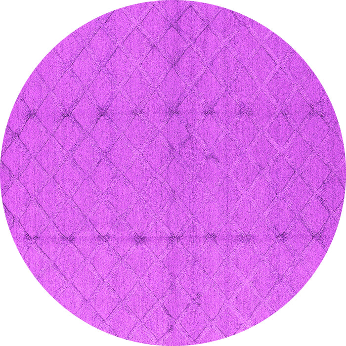 Round Oriental Pink Industrial Rug, urb3181pnk