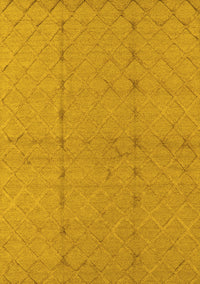 Oriental Yellow Industrial Rug, urb3181yw