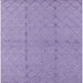 Square Machine Washable Industrial Modern Medium Purple Rug, wshurb3181