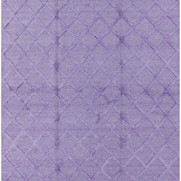 Mid-Century Modern Purple Oriental Rug, urb3181