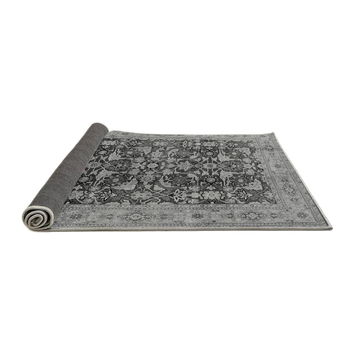 Sideview of Oriental Gray Industrial Rug, urb3182gry