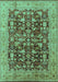 Oriental Turquoise Industrial Rug, urb3182turq