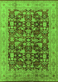 Oriental Green Industrial Rug, urb3182grn