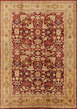 Mid-Century Modern Mahogany Brown Oriental Rug, urb3182
