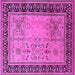 Square Oriental Pink Industrial Rug, urb3183pnk