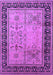 Machine Washable Oriental Purple Industrial Area Rugs, wshurb3183pur