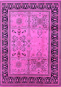 Oriental Pink Industrial Rug, urb3183pnk