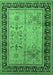 Oriental Emerald Green Industrial Rug, urb3183emgrn