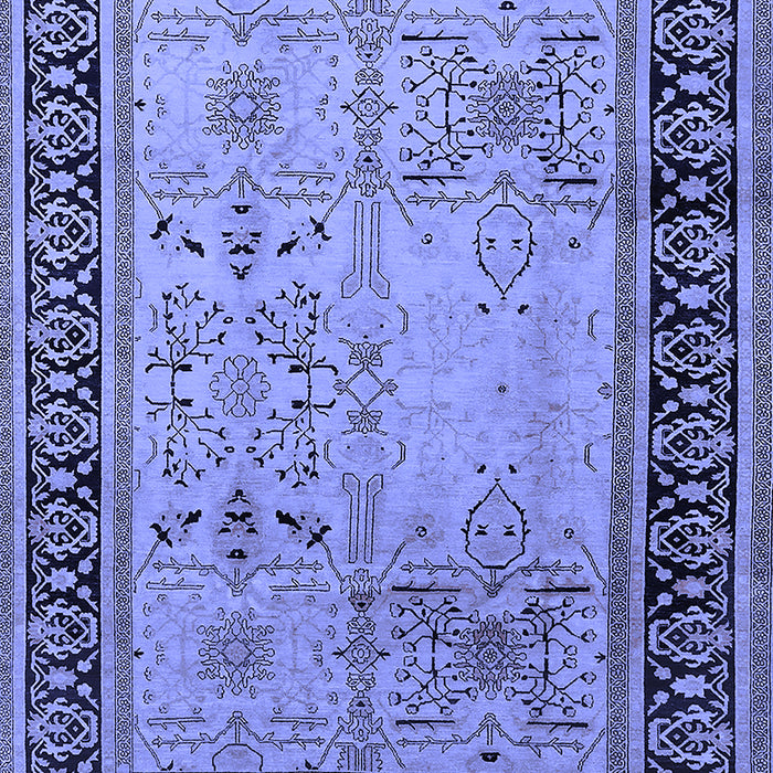 Oriental Blue Industrial Rug, urb3183blu