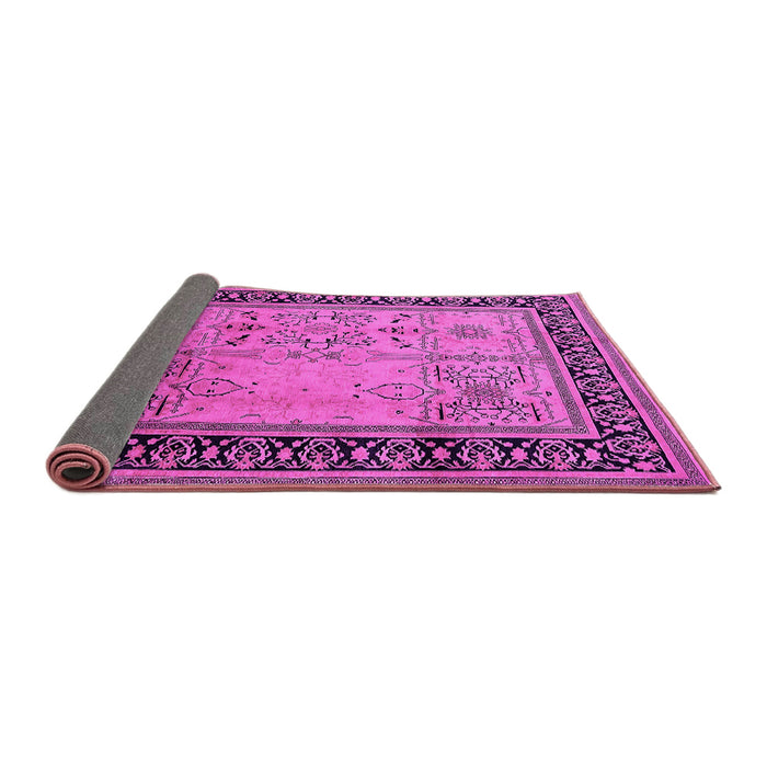 Sideview of Oriental Pink Industrial Rug, urb3183pnk