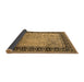 Sideview of Oriental Brown Industrial Rug, urb3183brn