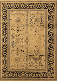 Oriental Brown Industrial Rug, urb3183brn