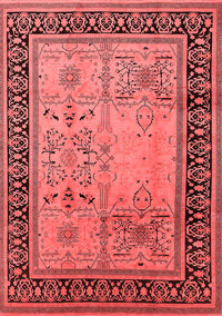 Oriental Red Industrial Rug, urb3183red