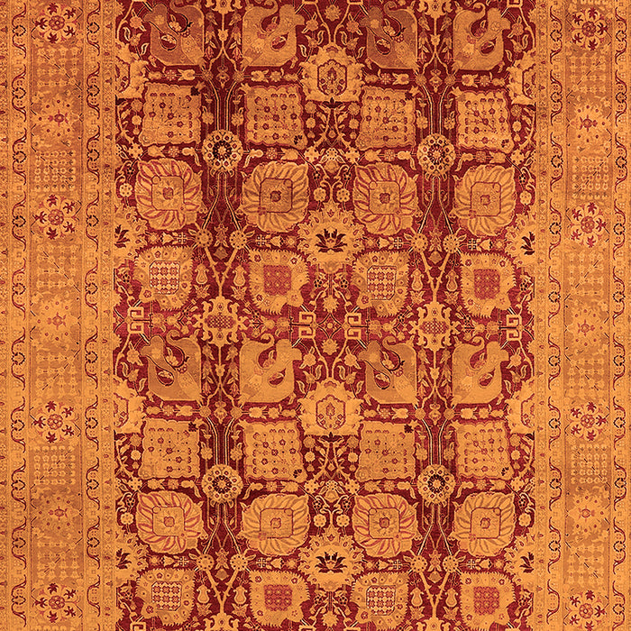 Oriental Orange Industrial Rug, urb3184org