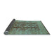 Sideview of Oriental Light Blue Industrial Rug, urb3184lblu