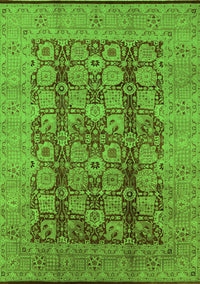 Oriental Green Industrial Rug, urb3184grn