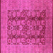 Square Oriental Pink Industrial Rug, urb3184pnk