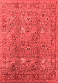 Oriental Red Industrial Rug, urb3185red