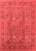 Oriental Red Industrial Area Rugs