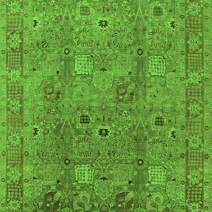 Oriental Green Industrial Rug, urb3185grn