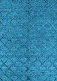 Oriental Light Blue Industrial Rug, urb3186lblu