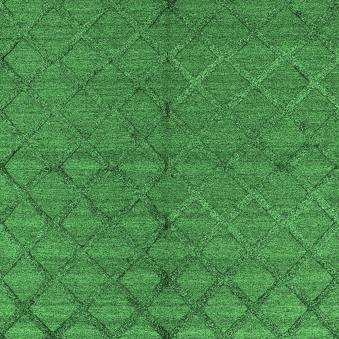 Machine Washable Oriental Green Industrial Area Rugs, wshurb3186grn