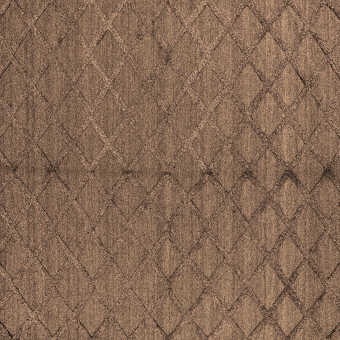 Square Oriental Brown Industrial Rug, urb3186brn